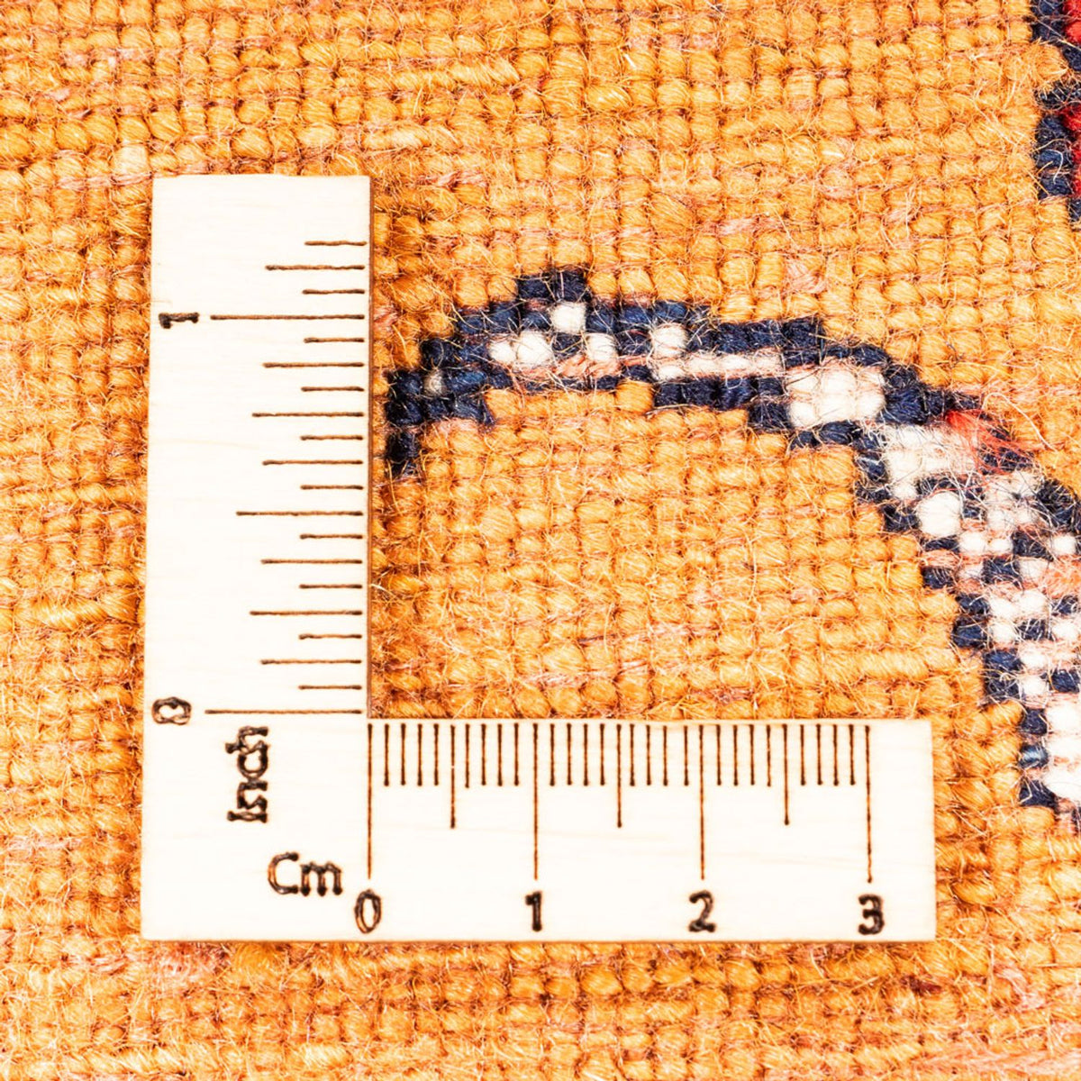 Tapis Gabbeh - Persan - 170 x 128 cm - or