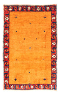 Tapis Gabbeh - Persan - 162 x 107 cm - or