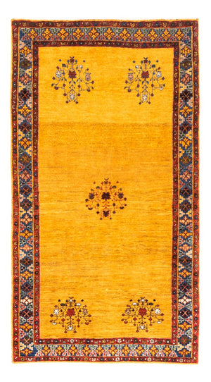 Tapis Gabbeh - Persan - 158 x 90 cm - or