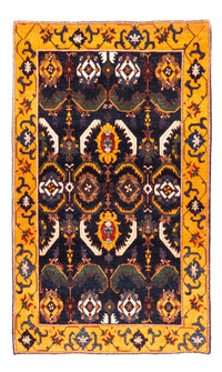 Tapis Gabbeh - Persan - 173 x 113 cm - bleu foncé