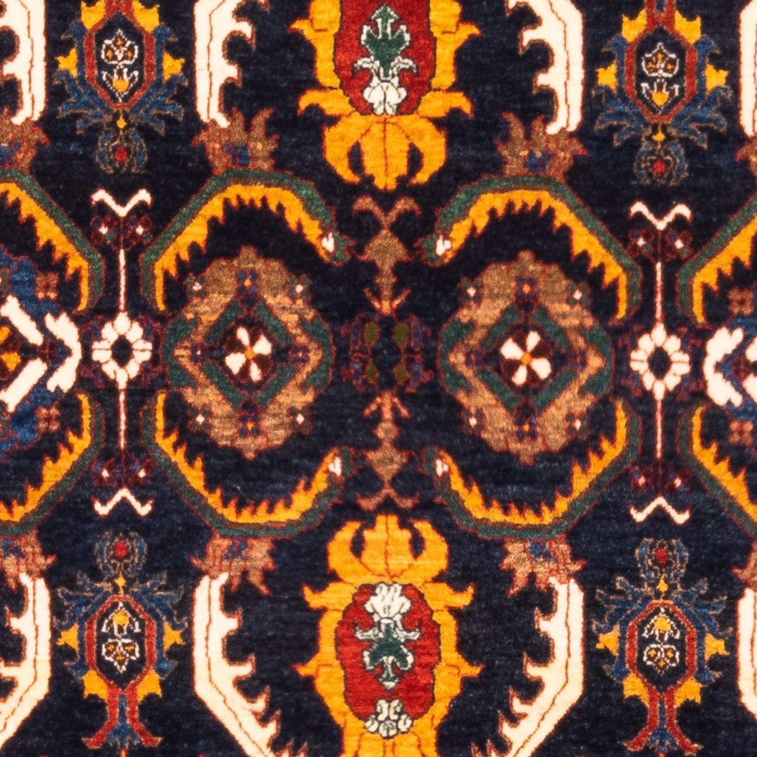 Tapis Gabbeh - Persan - 173 x 113 cm - bleu foncé