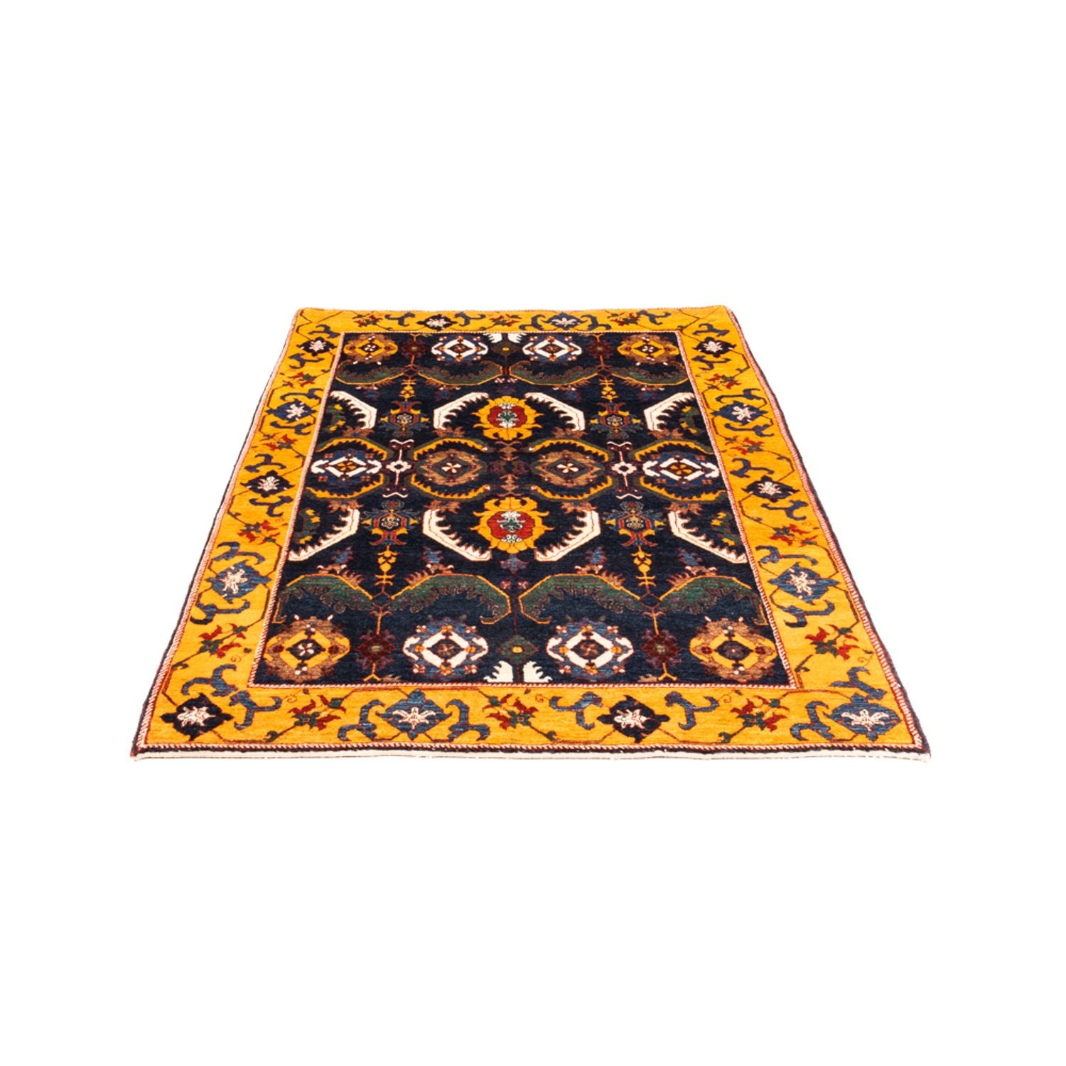 Tapis Gabbeh - Persan - 173 x 113 cm - bleu foncé