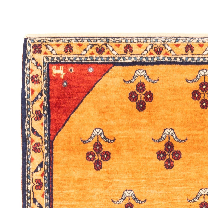 Tapis Gabbeh - Persan - 153 x 103 cm - or