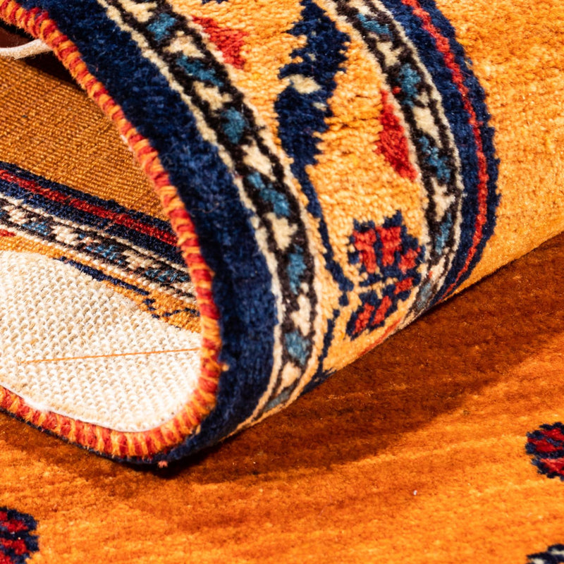 Tapis Gabbeh - Persan - 153 x 103 cm - or