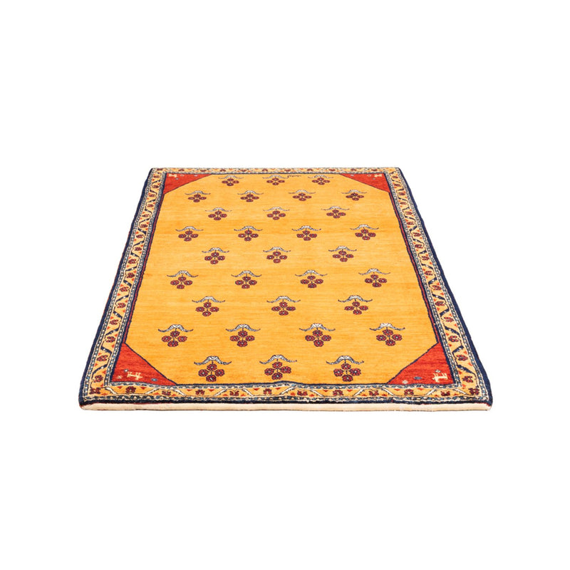 Tapis Gabbeh - Persan - 153 x 103 cm - or