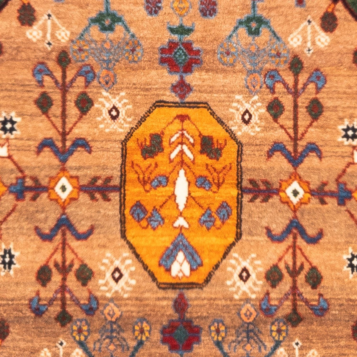 Tapis Gabbeh - Persan - 120 x 82 cm - multicolore