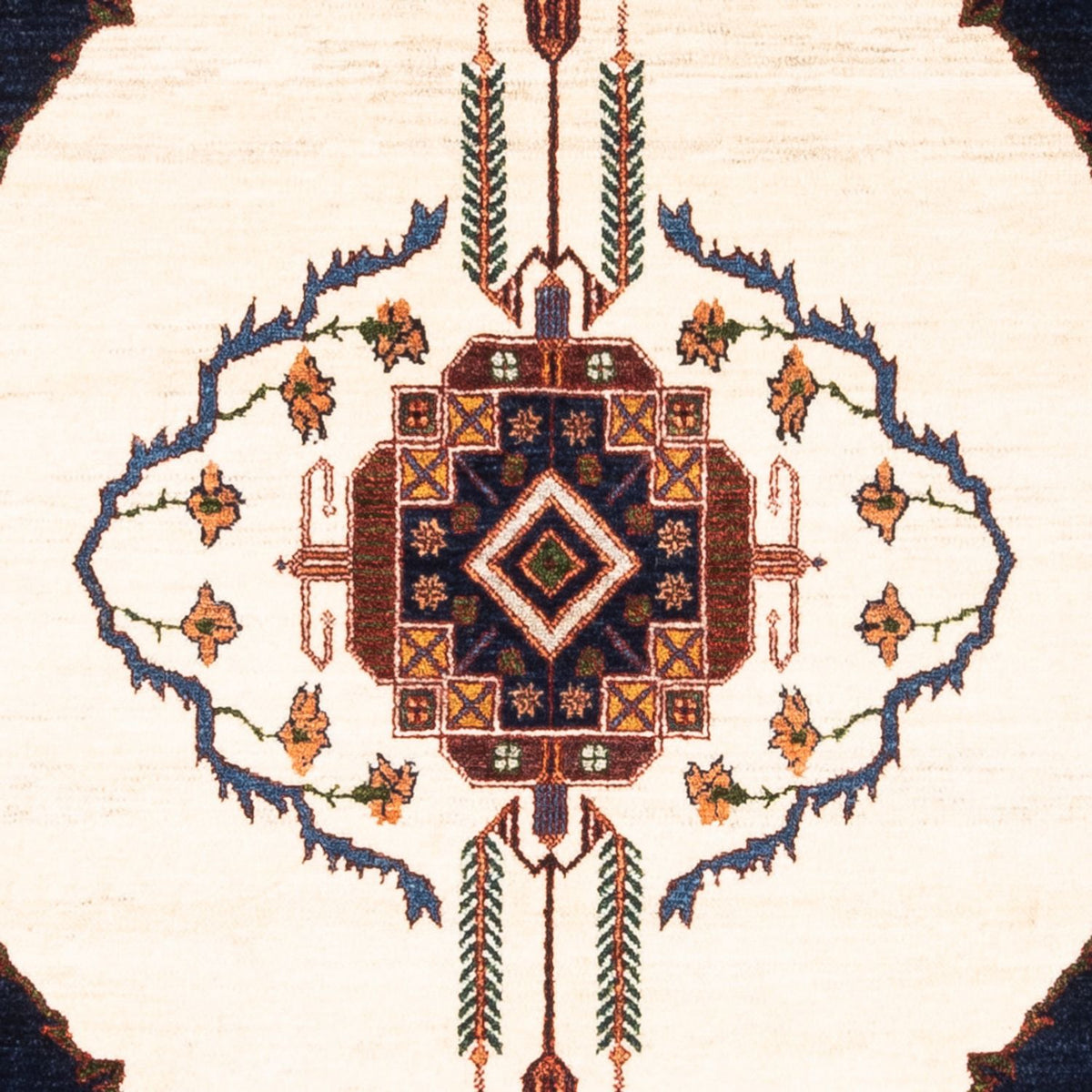 Tapis Gabbeh - Persan - 162 x 115 cm - crème