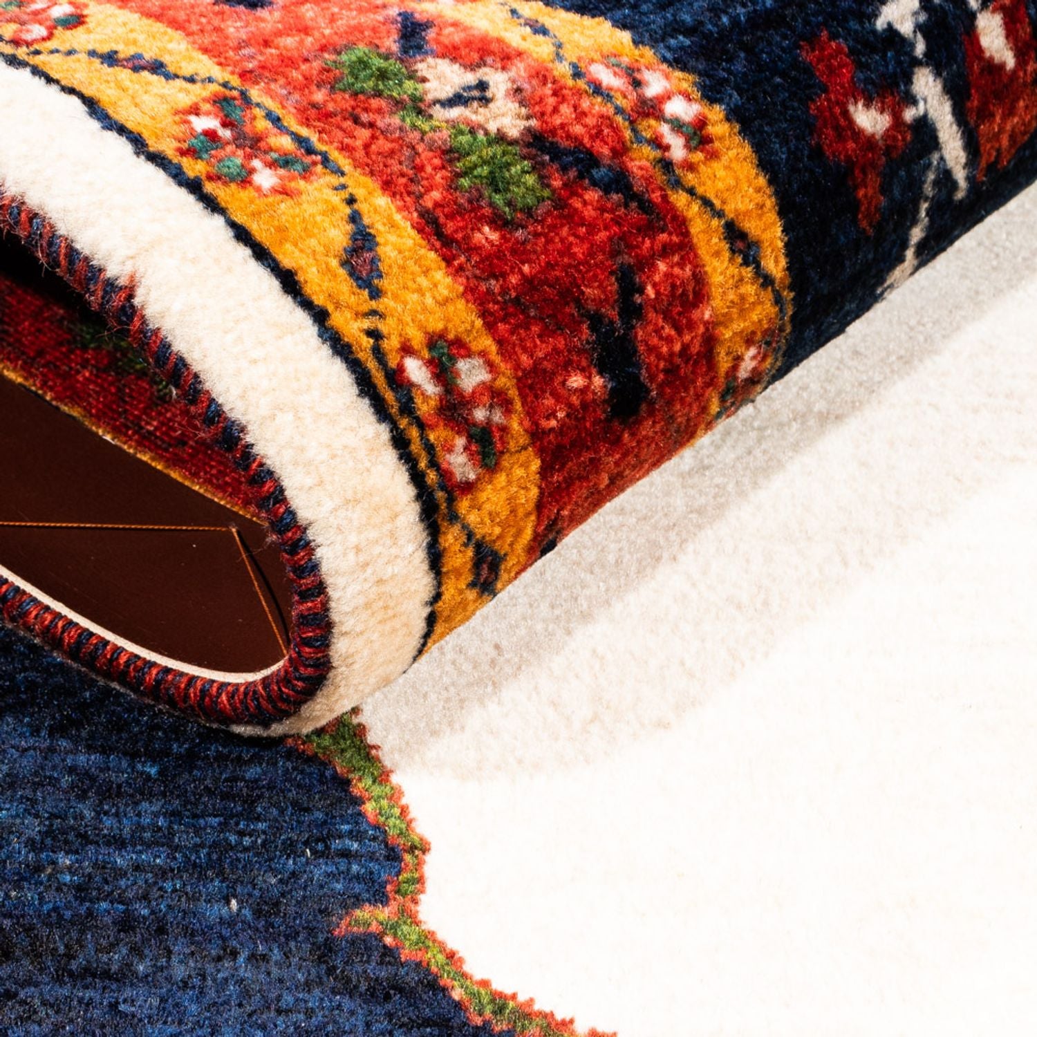 Tapis Gabbeh - Persan - 162 x 115 cm - crème