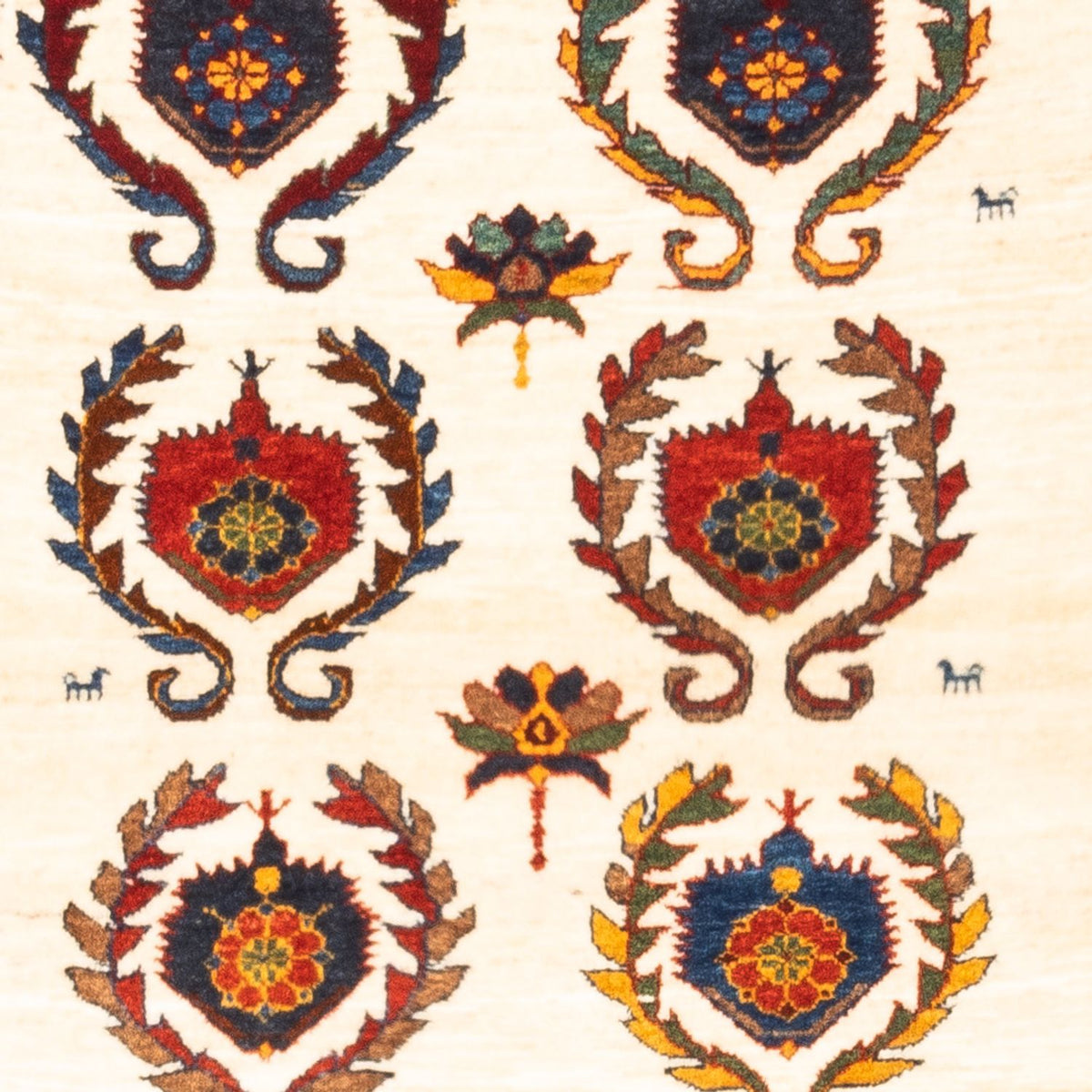 Tapis Gabbeh - Persan - 155 x 115 cm - crème