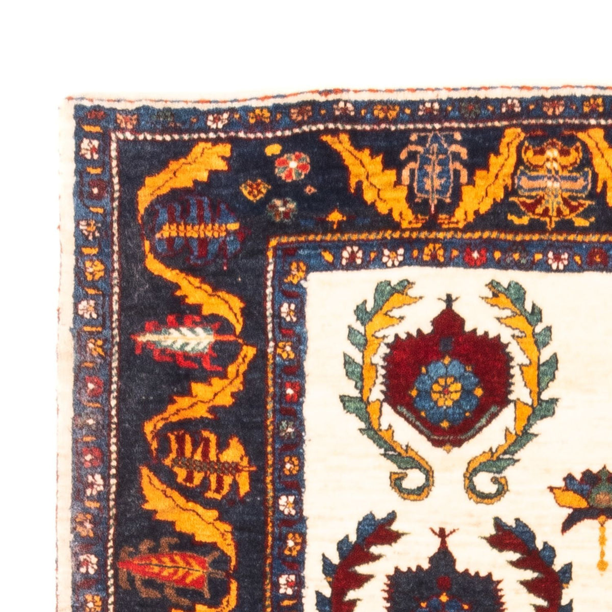 Tapis Gabbeh - Persan - 155 x 115 cm - crème