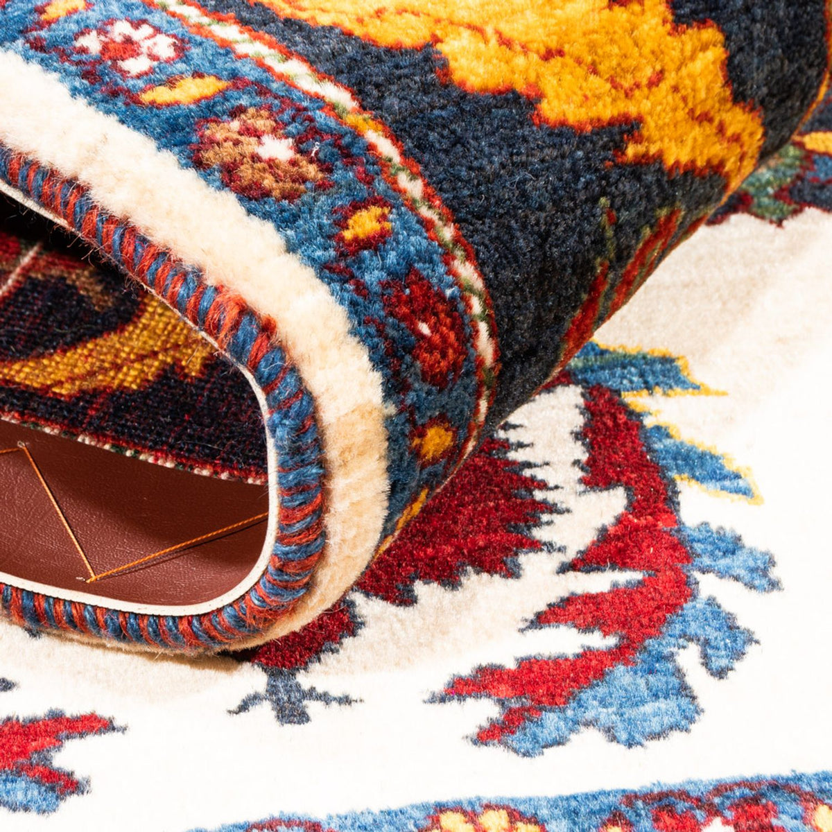 Tapis Gabbeh - Persan - 155 x 115 cm - crème