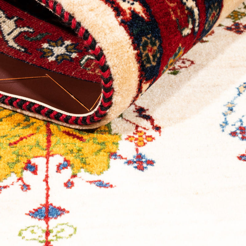 Tapis Gabbeh - Persan - 140 x 105 cm - crème