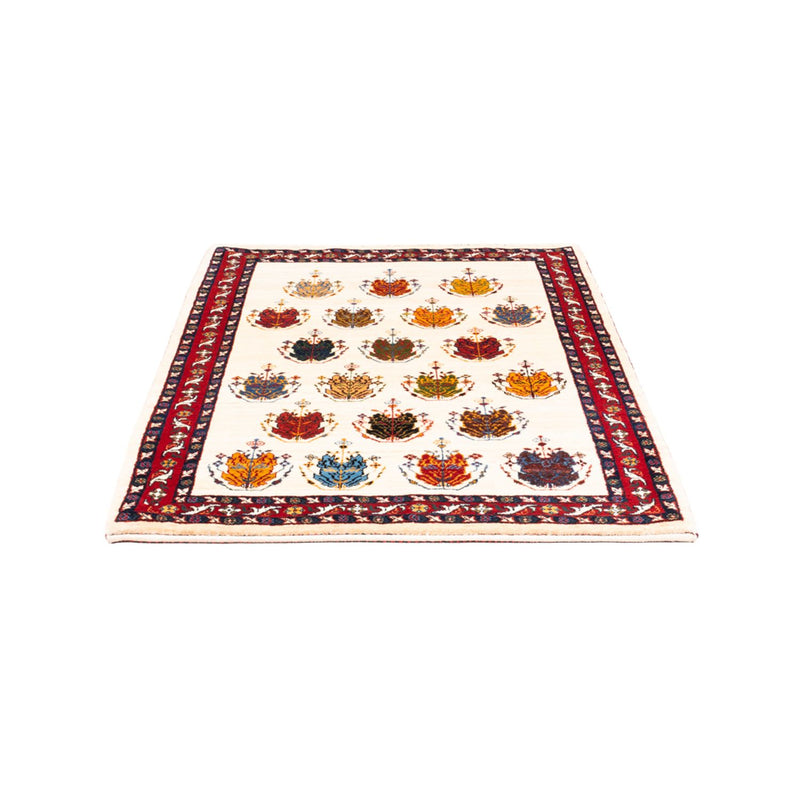 Tapis Gabbeh - Persan - 140 x 105 cm - crème