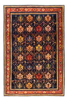 Tapis Gabbeh - Persan - 257 x 185 cm - bleu foncé