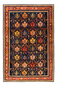 Tapis Gabbeh - Persan - 257 x 185 cm - bleu foncé