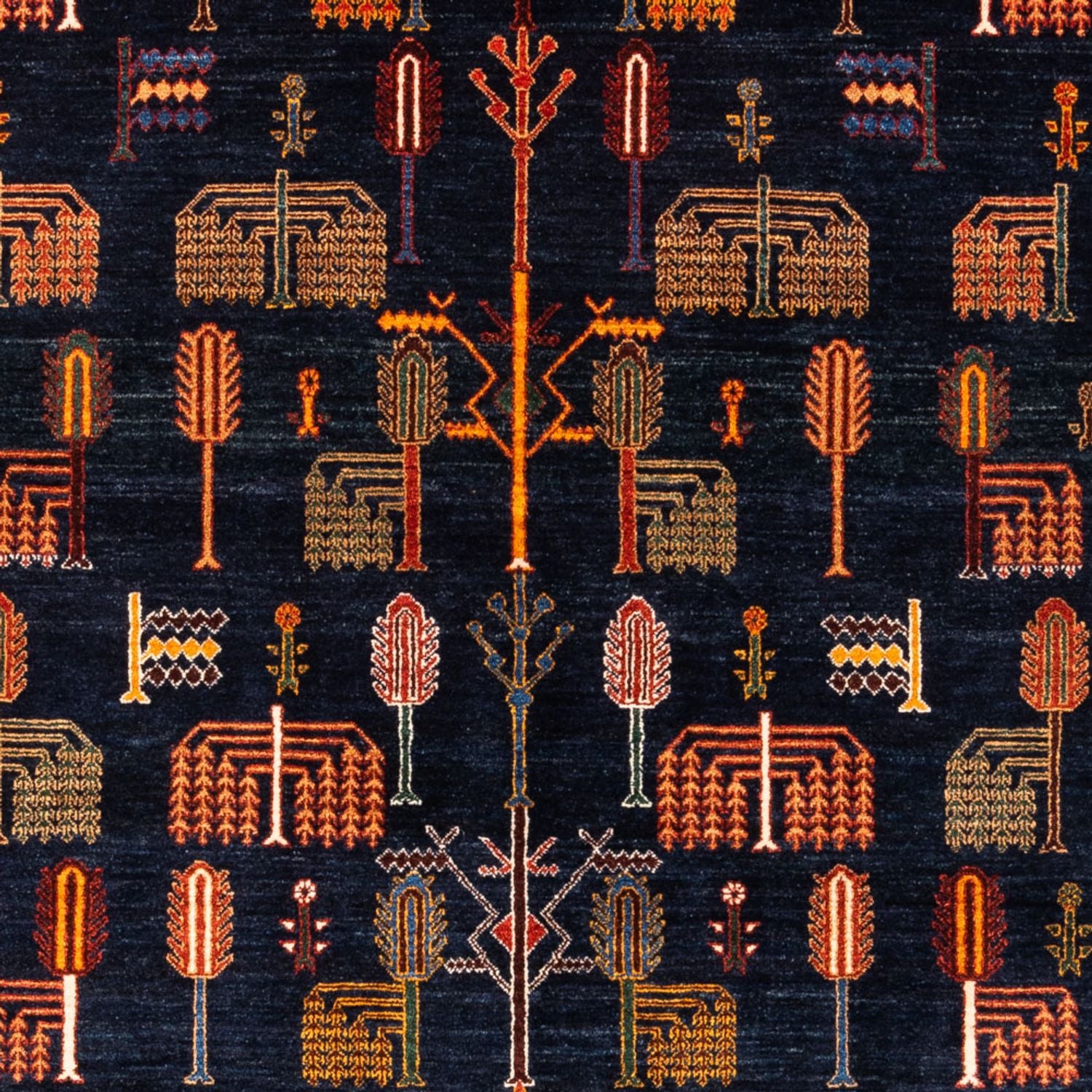 Tapis Gabbeh - Persan - 240 x 170 cm - bleu foncé