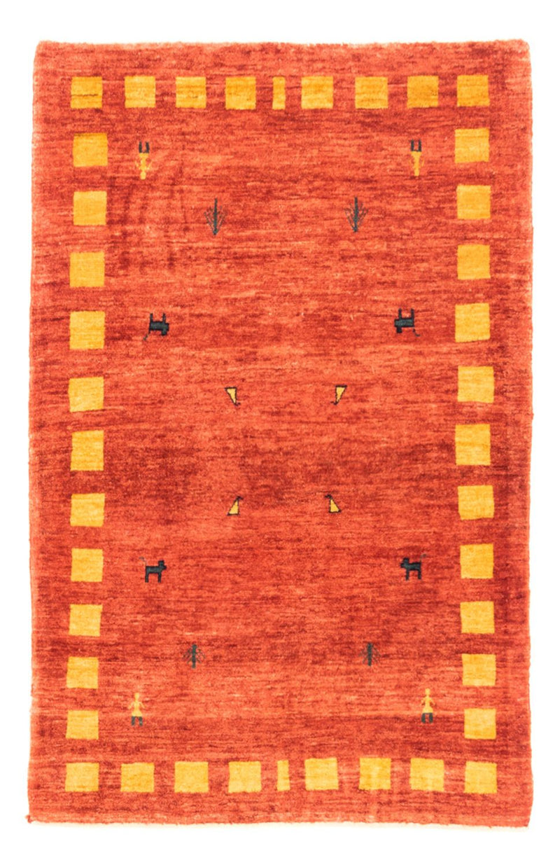 Tapis Gabbeh - Persan - 150 x 103 cm - terracotta