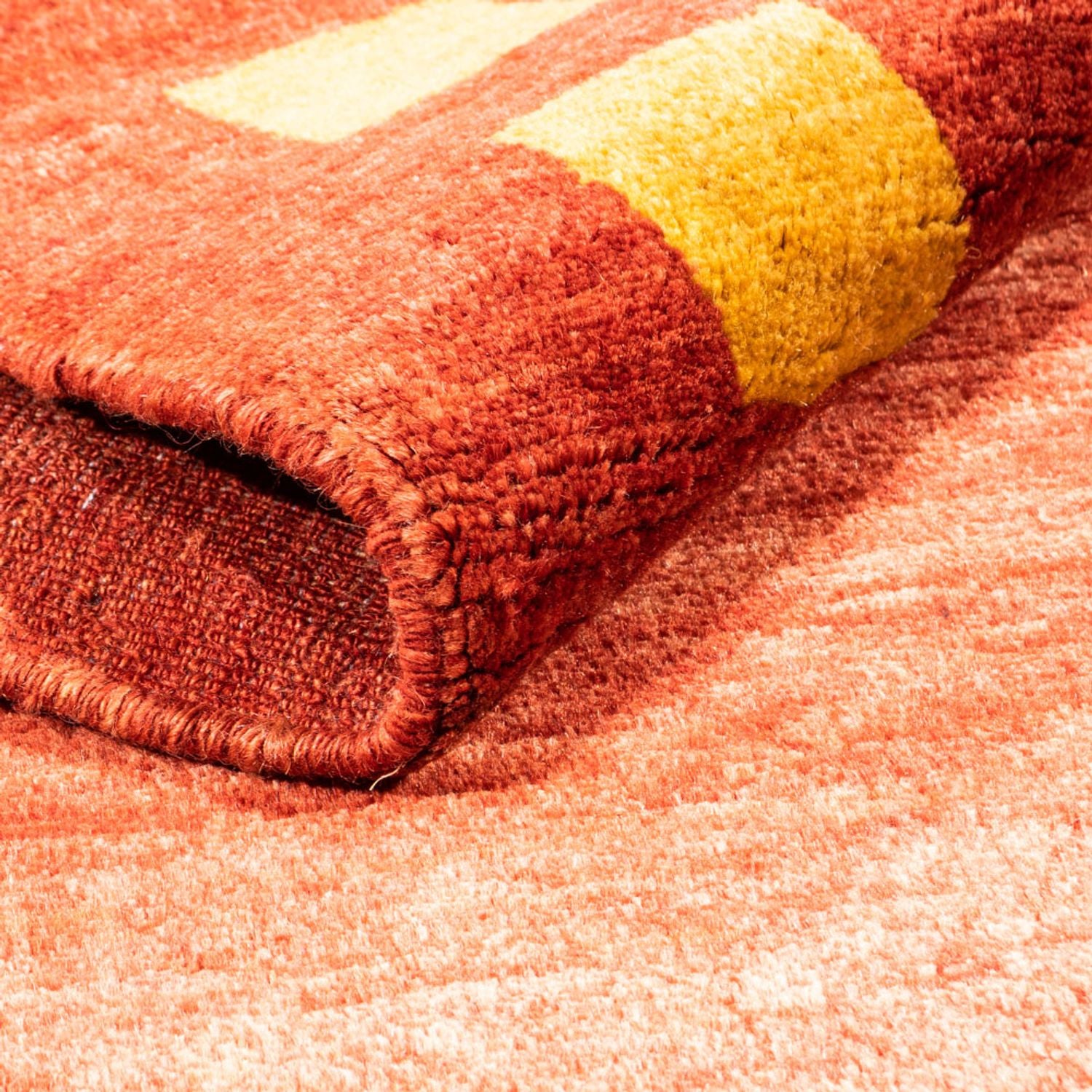 Tapis Gabbeh - Persan - 150 x 103 cm - terracotta