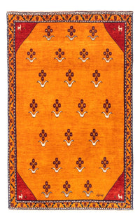 Tapis Gabbeh - Persan - 155 x 104 cm - or