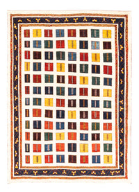 Tapis Gabbeh - Persan - 207 x 157 cm - multicolore