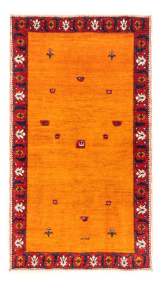 Tapis Gabbeh - Persan - 165 x 104 cm - or