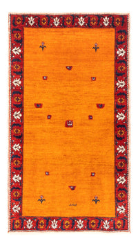 Tapis Gabbeh - Persan - 165 x 104 cm - or
