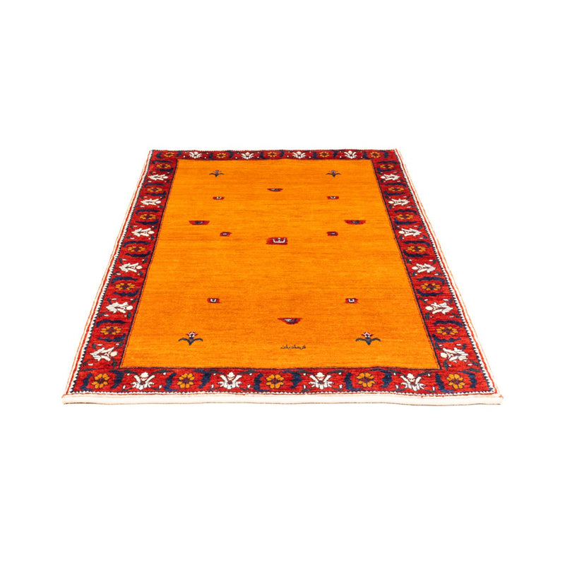 Tapis Gabbeh - Persan - 165 x 104 cm - or