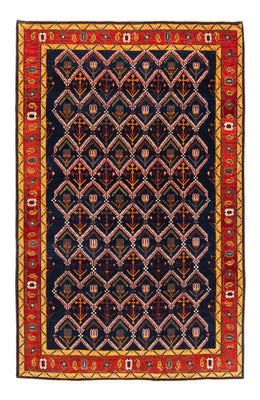 Tapis Gabbeh - Persan - 205 x 143 cm - bleu foncé