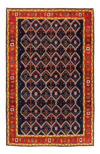 Tapis Gabbeh - Persan - 205 x 143 cm - bleu foncé