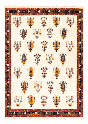 Tapis Gabbeh - Persan - 215 x 152 cm - crème