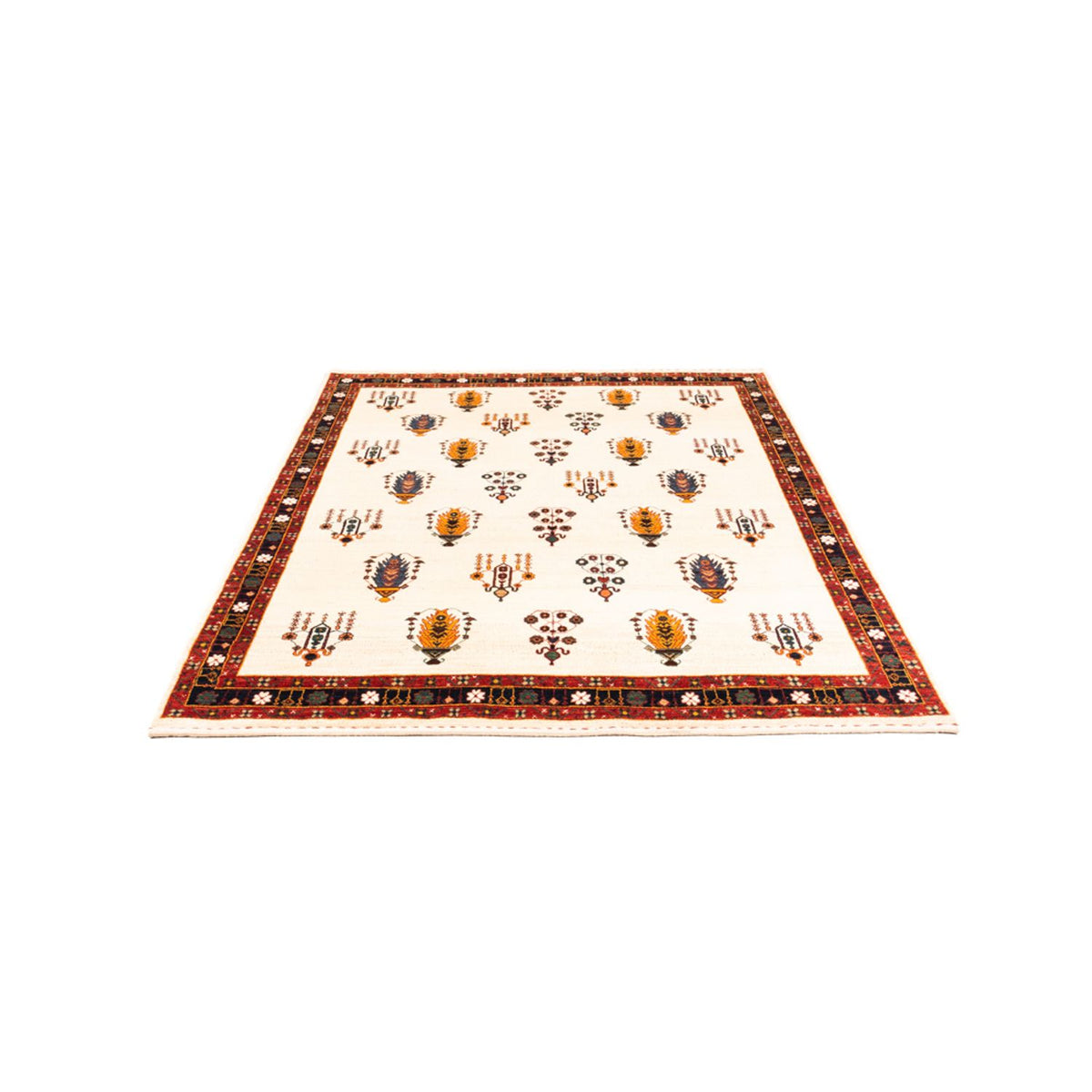 Tapis Gabbeh - Persan - 215 x 152 cm - crème