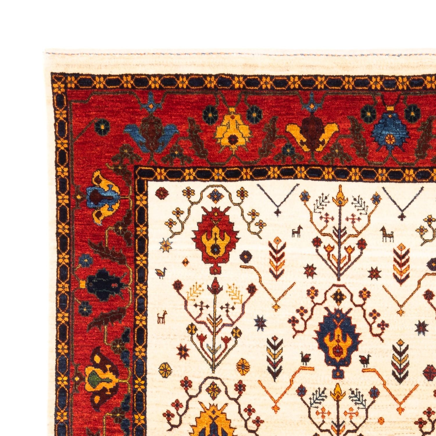 Tapis Gabbeh - Persan - 212 x 155 cm - crème