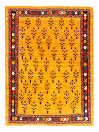 Tapis Gabbeh - Persan - 198 x 149 cm - or