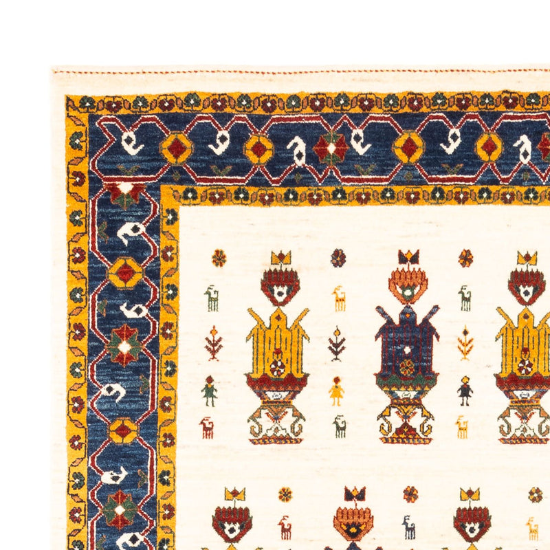 Tapis Gabbeh - Persan - 221 x 154 cm - crème