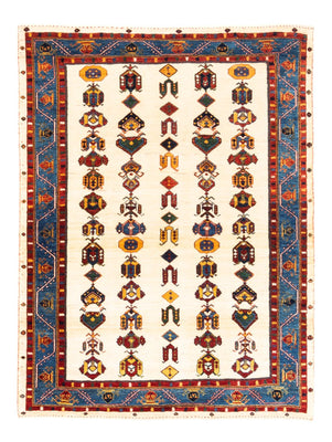 Tapis Gabbeh - Persan - 194 x 145 cm - crème