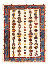 Tapis Gabbeh - Persan - 194 x 145 cm - crème
