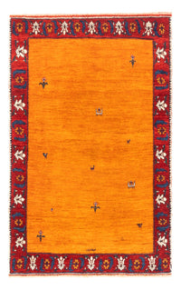 Tapis Gabbeh - Persan - 165 x 107 cm - or