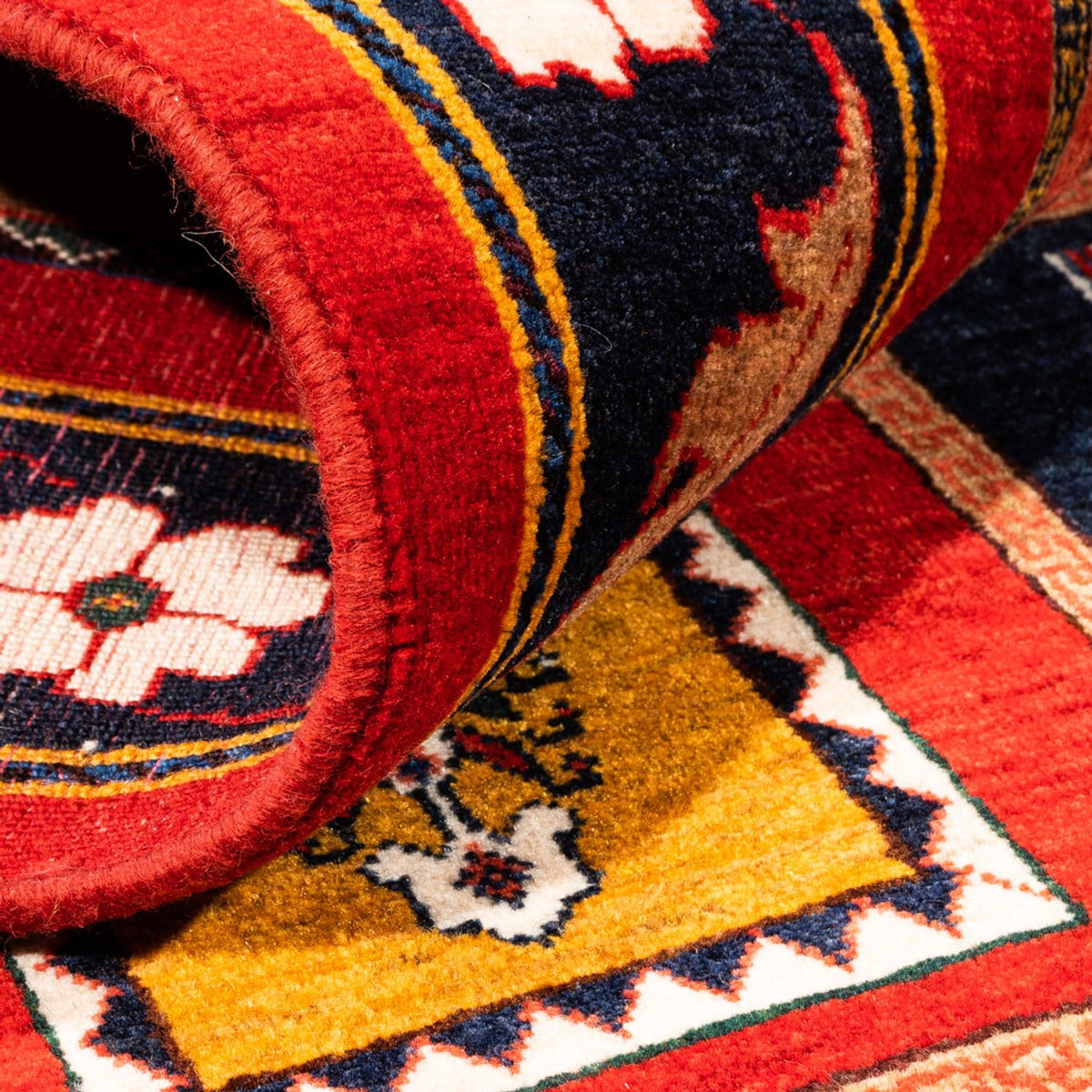 Tapis Gabbeh - Persan - 196 x 118 cm - multicolore