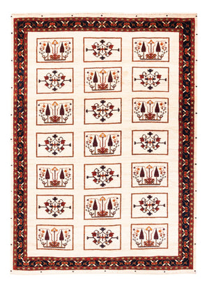 Tapis Gabbeh - Persan - 210 x 154 cm - crème