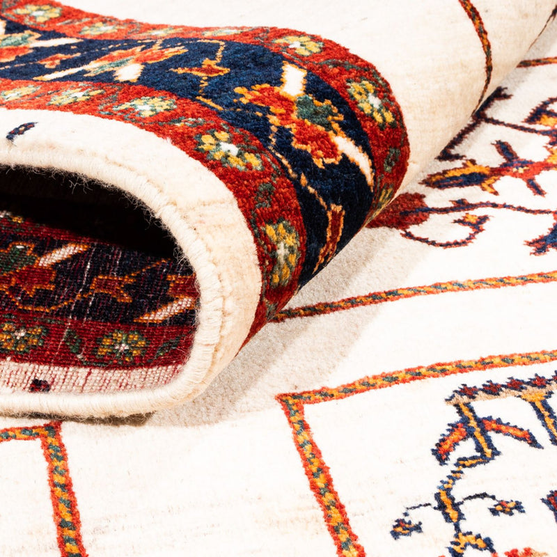 Tapis Gabbeh - Persan - 210 x 154 cm - crème