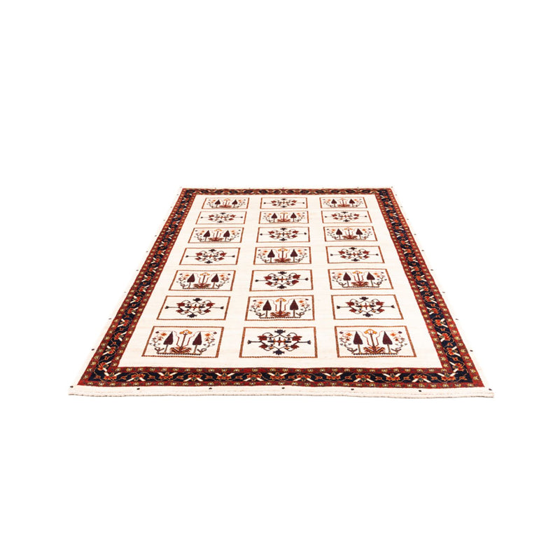 Tapis Gabbeh - Persan - 210 x 154 cm - crème