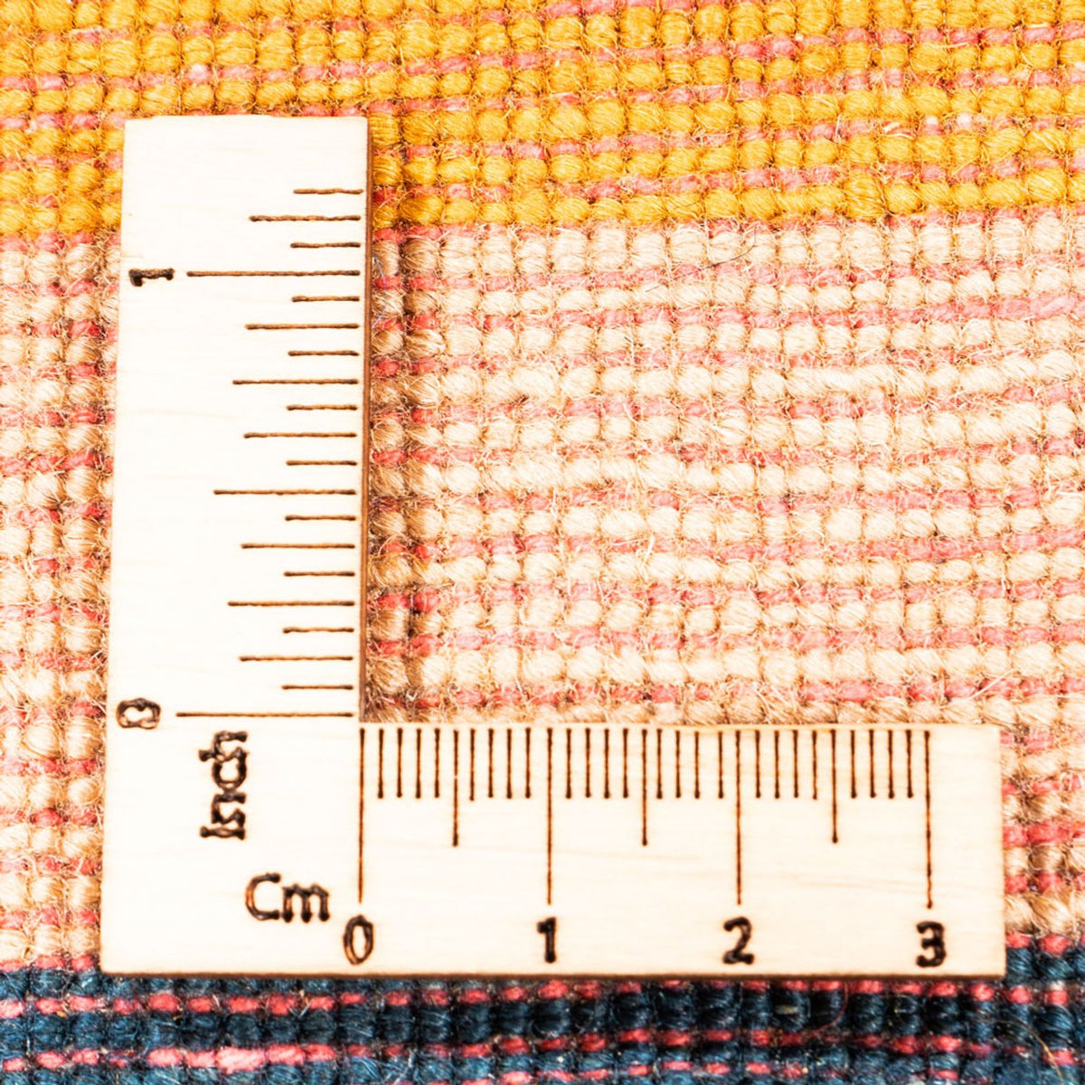 Tapis Gabbeh - Persan - 155 x 108 cm - or