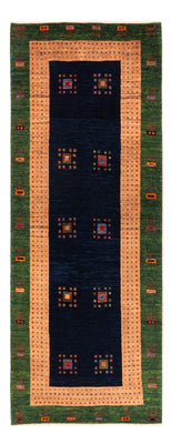 Tapis de couloir Tapis Gabbeh - Persan - 202 x 82 cm - bleu foncé