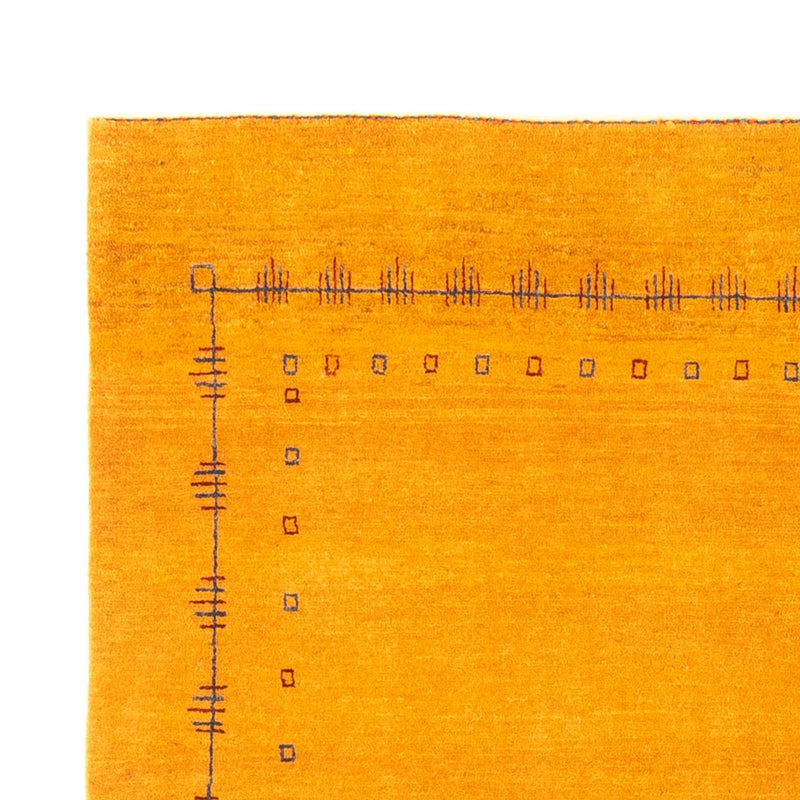 Tapis Gabbeh - Persan - 191 x 147 cm - or