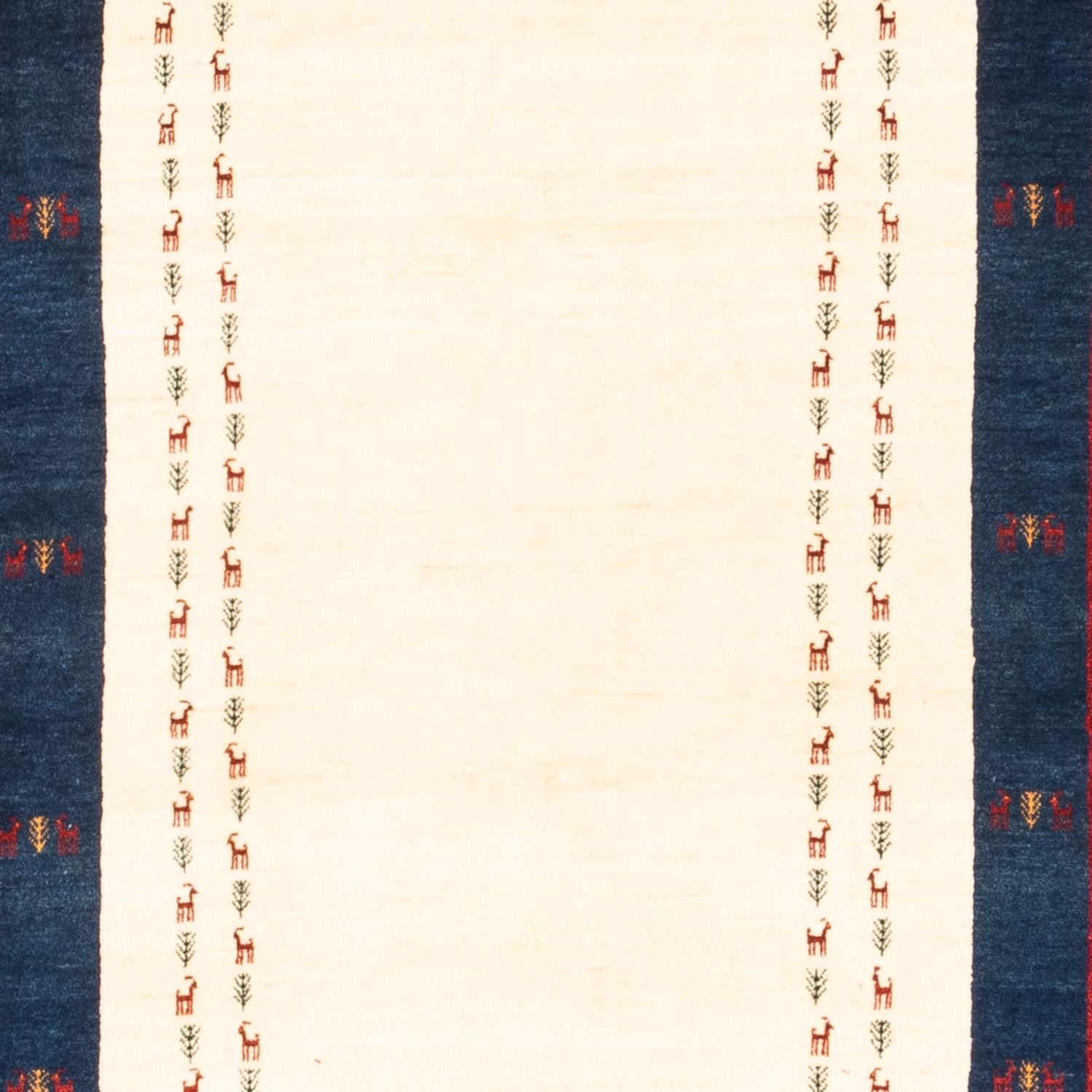 Tapis Gabbeh - Persan - 202 x 155 cm - crème