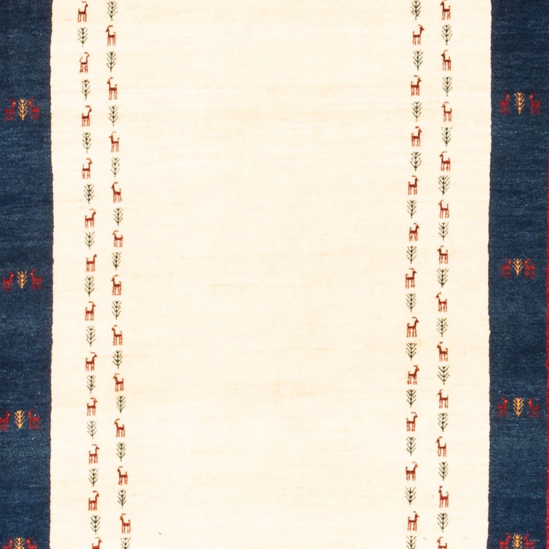Tapis Gabbeh - Persan - 202 x 155 cm - crème