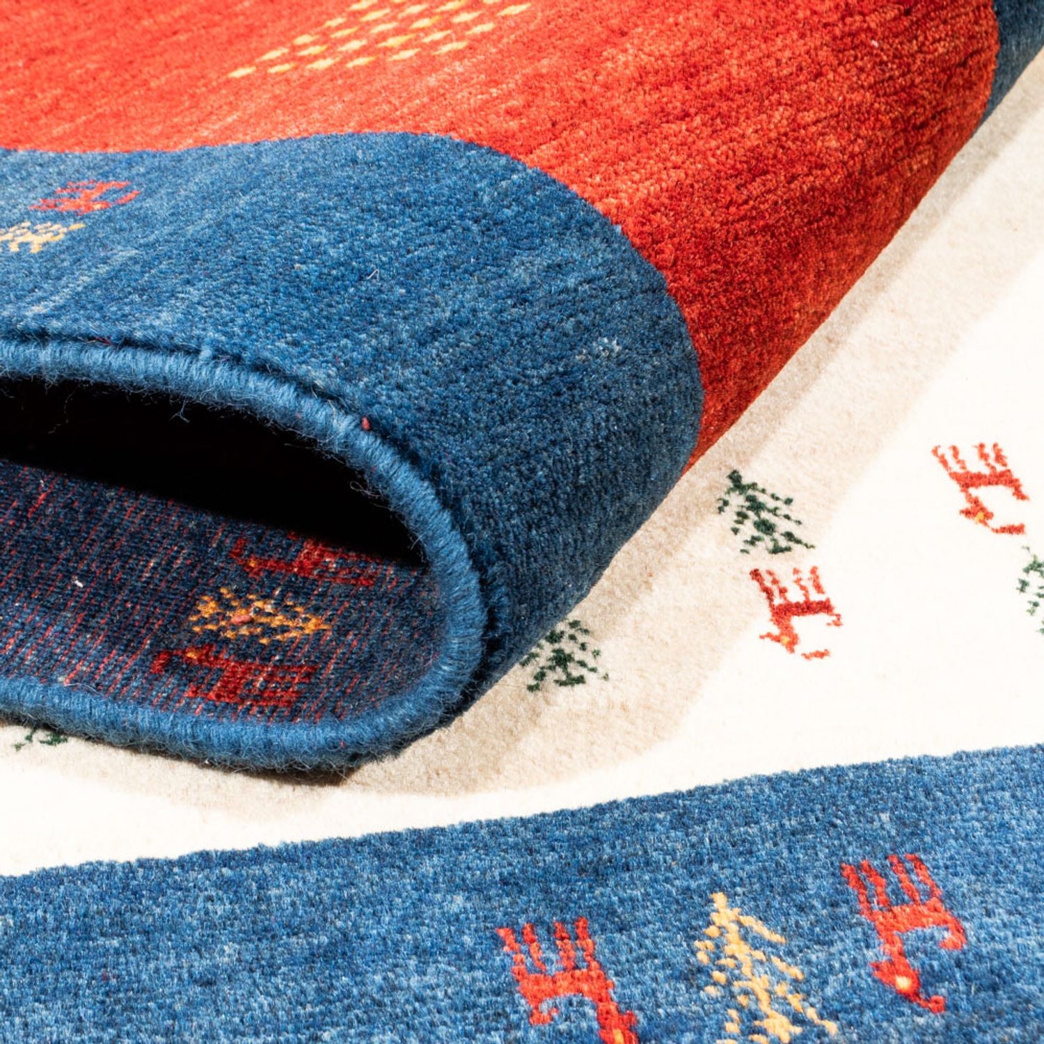 Tapis Gabbeh - Persan - 202 x 155 cm - crème