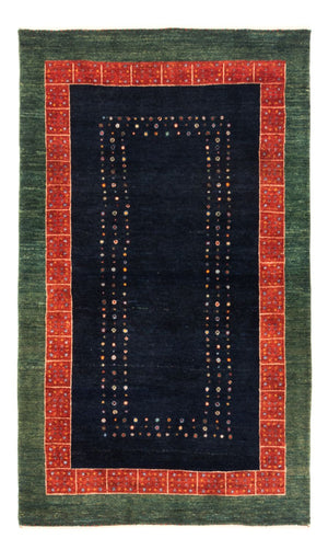 Tapis Gabbeh - Persan - 160 x 100 cm - bleu foncé