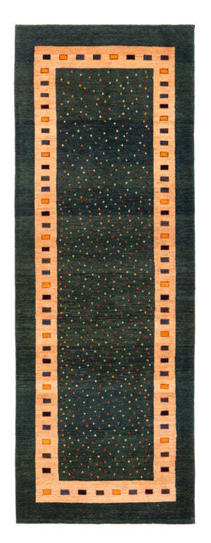 Tapis de couloir Tapis Gabbeh - Persan - 226 x 86 cm - vert