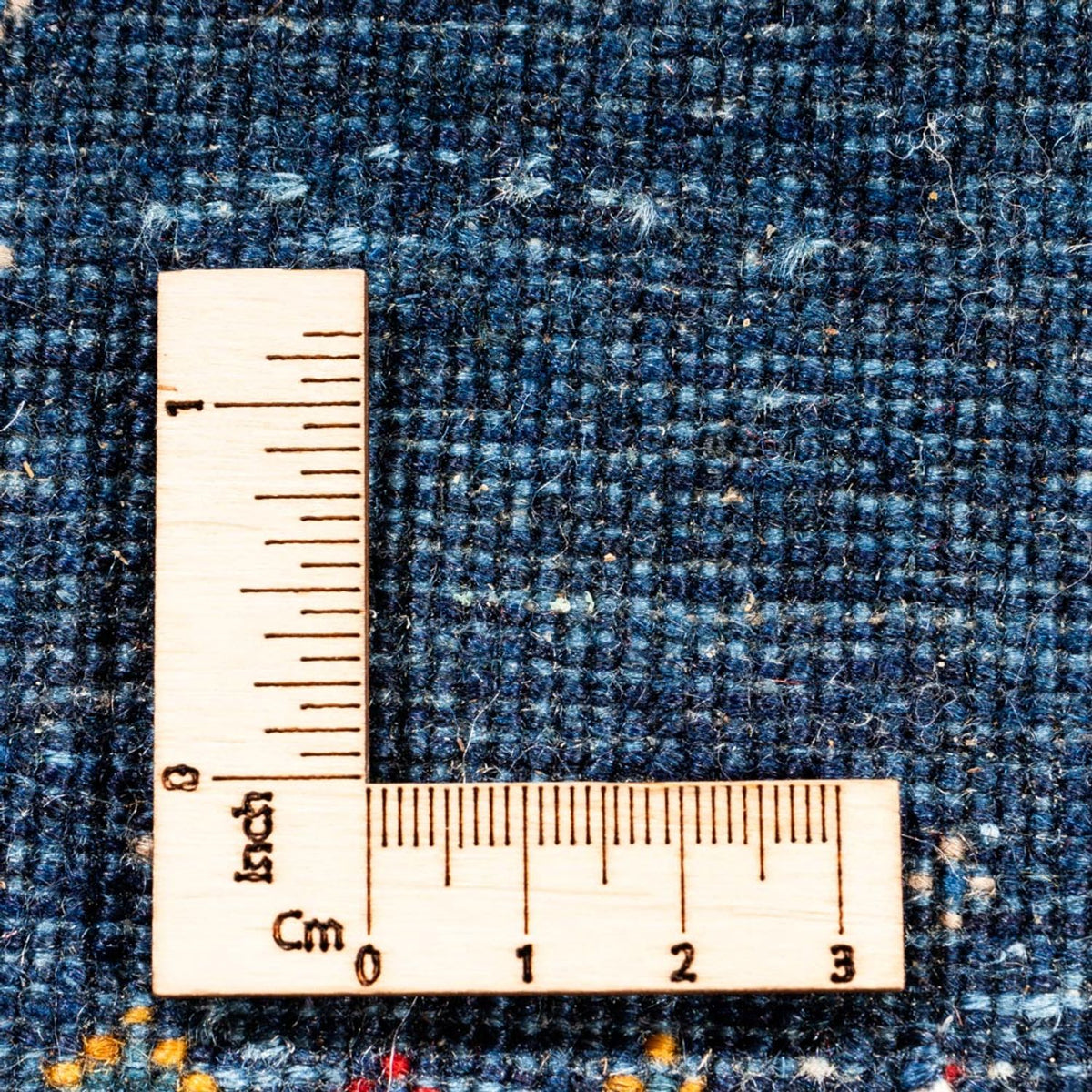 Tapis de couloir Tapis Gabbeh - Persan - 245 x 83 cm - bleu foncé